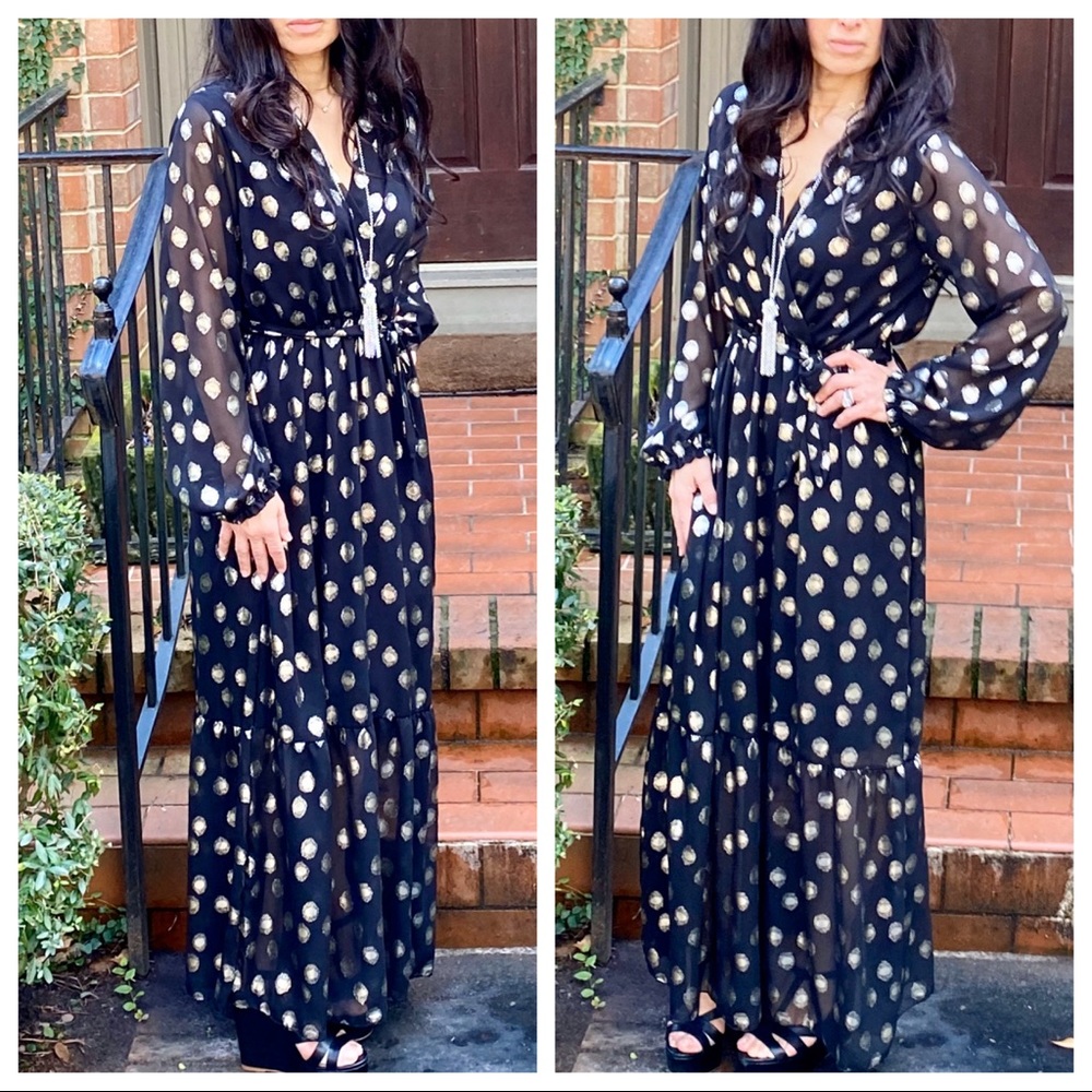 ✨LAST ONE✨Absolutely Fabulous Faux Wrap dress - Picture 3 of 6